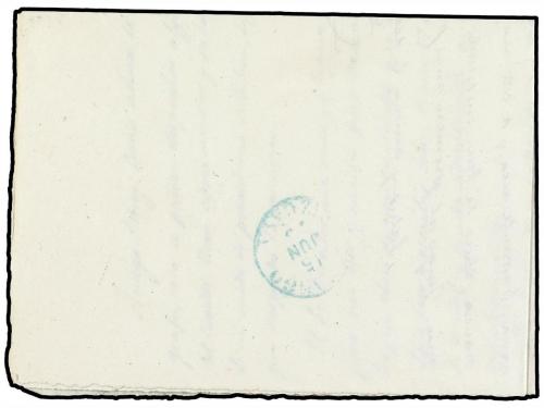 ✉ ESPAÑA. 1875. SODUPE a DURANGO. Marca de cartería SODUPE/C