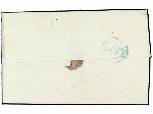 ✉ ESPAÑA. 1874. ARETA a DURANGO. Marca de cartería ARETA/COR