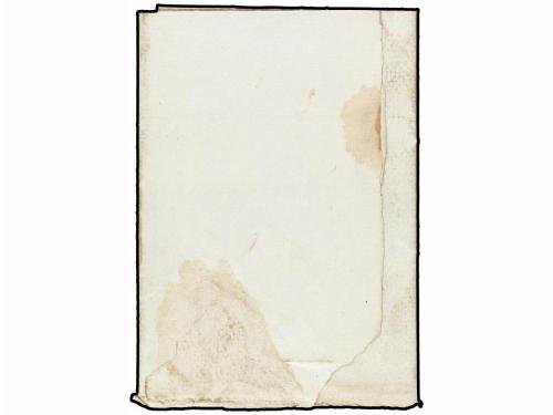 ✉ ESPAÑA. 1875. Envuelta circulada a CENARRUZA. Marca de fra