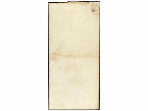 ✉ ESPAÑA. 1875. LABRAZA a LANCIEGO. Marca de franquicia EJER