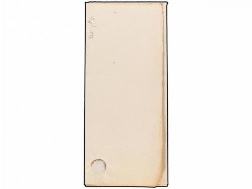 ✉ ESPAÑA. 1874. VERA a LESACA. Franquicia REAL CUERPO DE ART