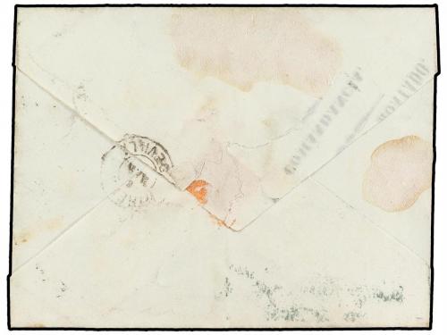 ✉ ESPAÑA. 1876. ZARAGOZA a UTRERA. Franquicia ARTILLERIA/COM