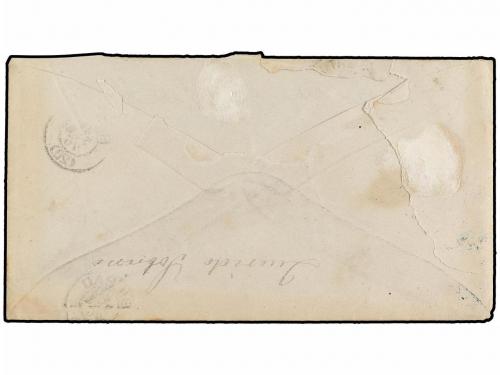 ✉ ESPAÑA. 1876. BILBAO a UTRERA. Franquicia EJERCITO DE LA I