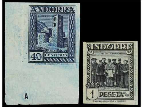 */(*) ANDORRA. Ed. 28/44s sin 28, 34, 40. SERIE COMPLETA SIN