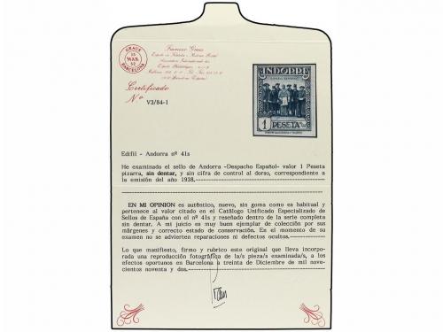 */(*) ANDORRA. Ed. 28/44s sin 28, 34, 40. SERIE COMPLETA SIN