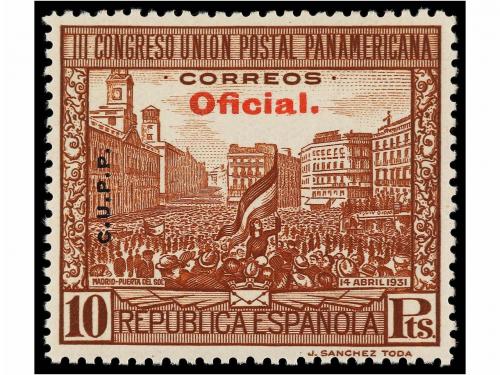 ** ESPAÑA. Ed. 620/29H. SERIE COMPLETA HABILITACIÓN C.U.P.P.