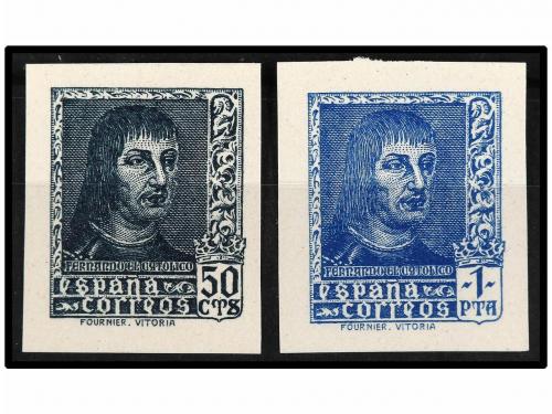 (*) ESPAÑA. Ed. NE 58/59. NO EMITIDOS. Serie completa SIN DE