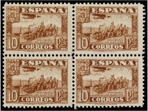 ** ESPAÑA. Ed. 802/13. SERIE COMPLETA en bloques de cuatro. 