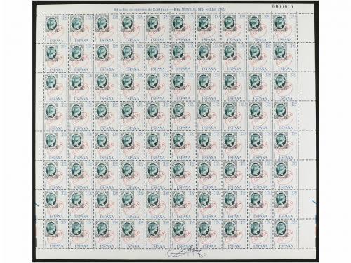 ESPAÑA. Conjunto de 16 hojas completas entre 1960 y 1970 inc