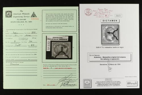 LOTES y COLECCIONES. ESPAÑA. Colección de 1850 a 1888 montad