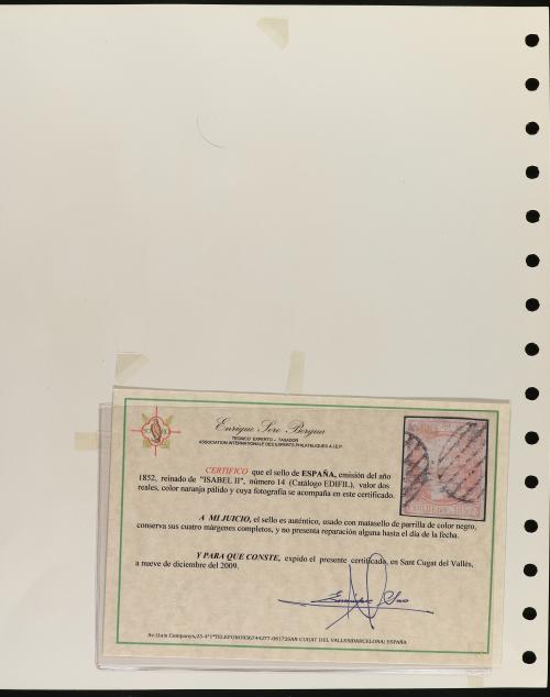 LOTES y COLECCIONES. ESPAÑA. Colección de 1850 a 1888 montad