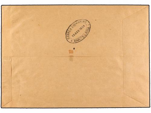 ✉ ESPAÑA. Ed. 781. 1938. MAHÓN a BARCELONA. HB en carta (man