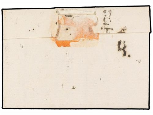 ✉ ESPAÑA: PREFILATELIA. 1799. VACARISES a BARCELONA. Marca C