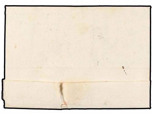 ✉ ESPAÑA: PREFILATELIA. 1797. SITGES a TORTOSA. Marca VANAD 