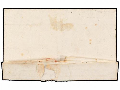 ✉ ESPAÑA: PREFILATELIA. 1774. MANRESA a BERGA. Marca +/CATAL