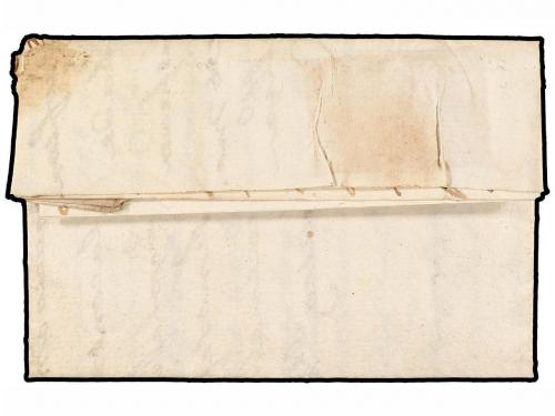 ✉ ESPAÑA: PREFILATELIA. 1777. MATARÓ a CASTELLAR. Marca CATA