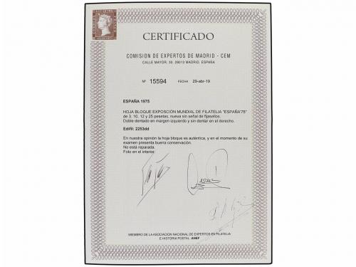 ** ESPAÑA. Ed. 2253dd. ESPAÑA'75. HB. SIN DENTAR MARGEN DERE