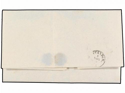 ✉ ESPAÑA. Ed. 48 (2). 1858. TORRELAVEGA a SANTANDER. 4 cuart