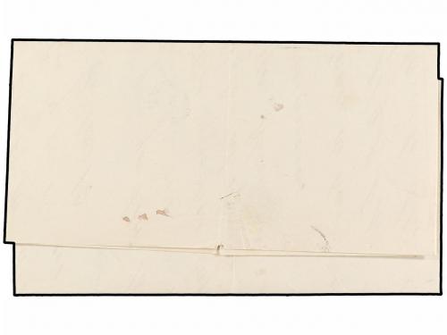 ✉ ESPAÑA. Ed. 52. 1860. LOS CORRALES a SANTANDER. 4 cuartos 