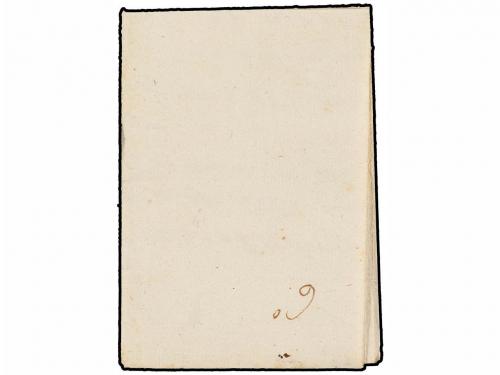 ✉ ESPAÑA: PREFILATELIA. 1812 (3 Sept.). GUERRA DE LA INDEPEN
