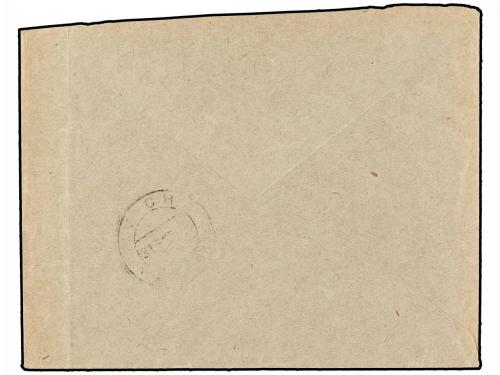 ✉ ESPAÑA. Ed. 241 (5), 243. 1903. IGUALADA a VICH. 2 cts. ca