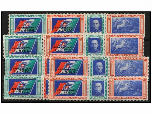 * ITALIA. Sa. A 51/52. 1933. Crociera Nord Atlantica. Juego 