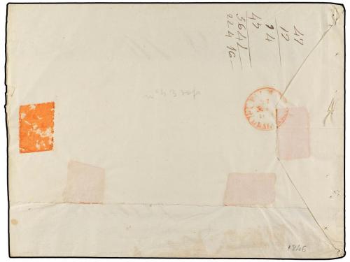 ✉ ESPAÑA: PREFILATELIA. 1846. BARCELONA a PALMA DE MALLORCA.