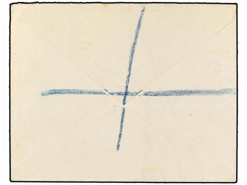 ✉ ANDORRA. Ed. 40, 42, 43. 1947. ANDORRA a INGLATERRA. 60 ct