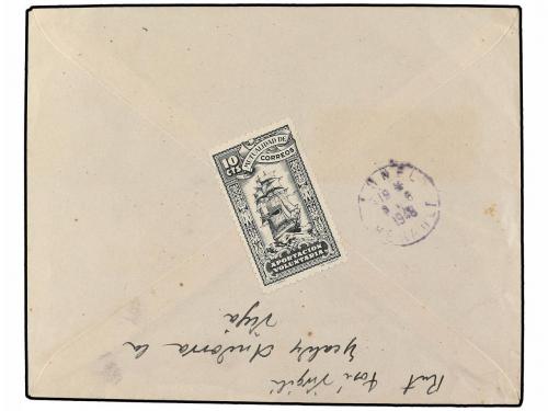 ✉ ANDORRA. Ed. 38, 40, 44, 50/55. ANDORRA a FRANCIA. Carta c