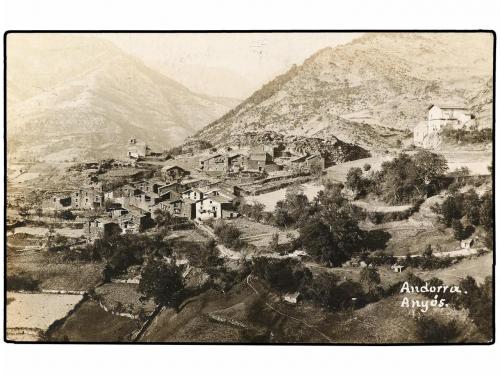 ✉ ANDORRA. 1917. ANYÓS (La Massana) a MEJILLONES (Chile). Ci