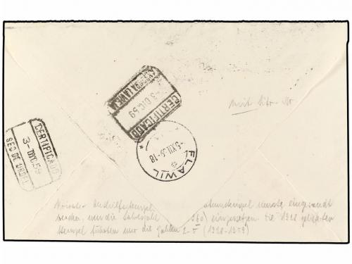 ✉ ANDORRA. 1959. ANDORRA a SUIZA. 30 cts., 40 cts., 50 cts.,