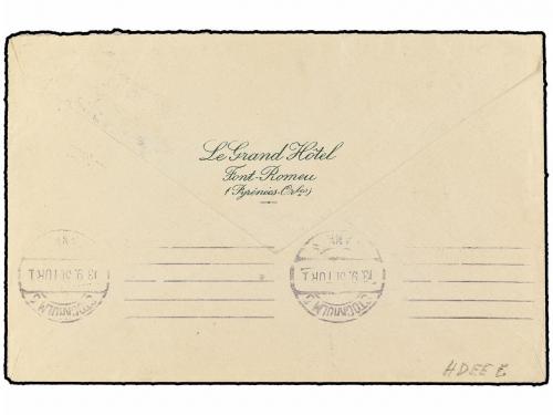 ANDORRA. Ed. 21 (4). 1931. ANDORRA a SUECIA. 30 cts. castaño