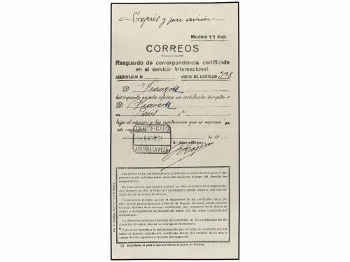 ✉ ANDORRA. Ed. 26 (4). 1931. ANDORRA a PARÍS. 10 pts. castañ