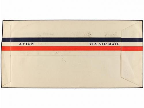 ✉ ANDORRA. Ed. 43, 51, 54. 1948. ANDORRA a NEW YORK. 50 cts.