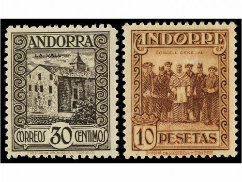 * ANDORRA. Ed. 15/27. SERIE COMPLETA, excelentes centrajes. 