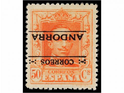 * ANDORRA. Ed. 6hi, 7hi, 9hi. 25 cts., 30 cts. y 50 cts. SOB