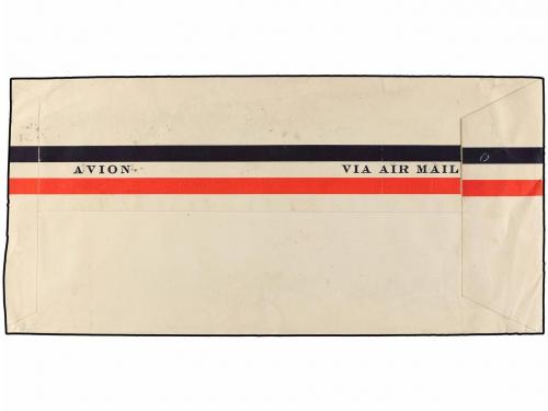 ✉ ANDORRA. Ed. 43. 1947. ANDORRA a NEW YORK. 10 pts. castaño