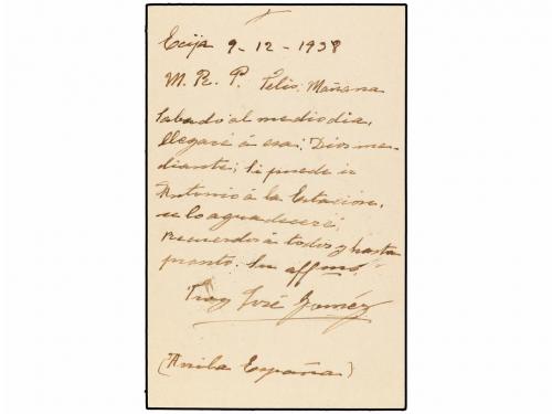 ✉ ESPAÑA. Ed. 81. 1938. ÉCIJA a SEVILLA. 15 cts. violeta con