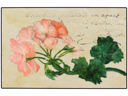 ✉ ESPAÑA. Ed. PEB 4. (1905 CA.). BARCELONA correo interior. 