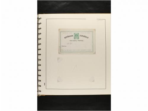 ✉ ESPAÑA. ENTEROS POSTALES. COLECCIÓN ESPECIALIZADA. Restos 