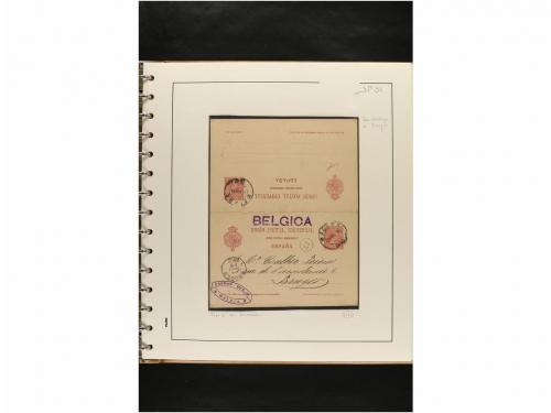 ✉ ESPAÑA. ENTEROS POSTALES. COLECCIÓN ESPECIALIZADA. Restos 