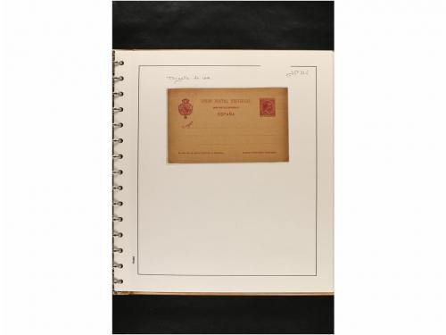 ✉ ESPAÑA. ENTEROS POSTALES. COLECCIÓN ESPECIALIZADA. Restos 