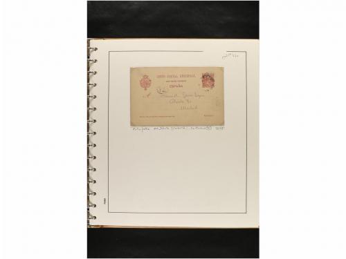 ✉ ESPAÑA. ENTEROS POSTALES. COLECCIÓN ESPECIALIZADA. Restos 