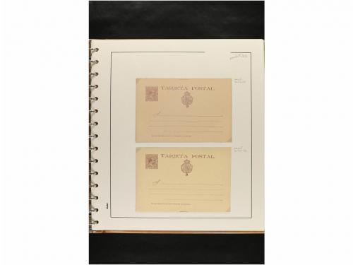 ✉ ESPAÑA. ENTEROS POSTALES. COLECCIÓN ESPECIALIZADA. Restos 