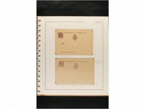 ✉ ESPAÑA. ENTEROS POSTALES. COLECCIÓN ESPECIALIZADA. Restos 