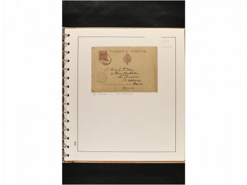 ✉ ESPAÑA. ENTEROS POSTALES. COLECCIÓN ESPECIALIZADA. Restos 