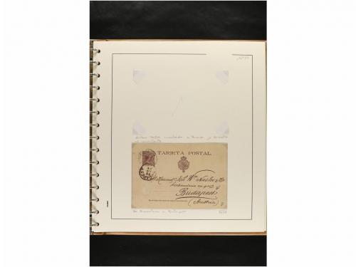 ✉ ESPAÑA. ENTEROS POSTALES. COLECCIÓN ESPECIALIZADA. Restos 