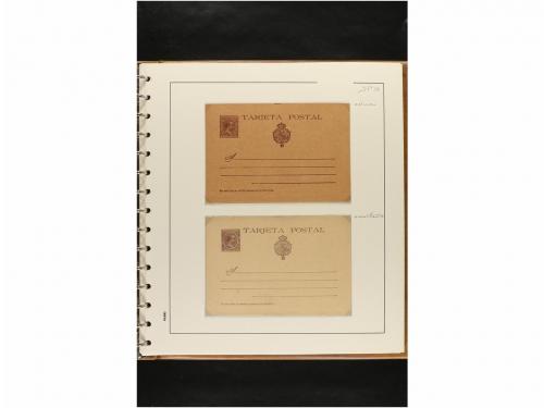 ✉ ESPAÑA. ENTEROS POSTALES. COLECCIÓN ESPECIALIZADA. Restos 