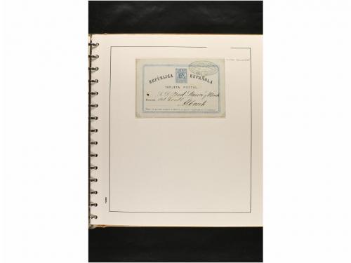 ✉ ESPAÑA. ENTEROS POSTALES. COLECCIÓN ESPECIALIZADA. Restos 