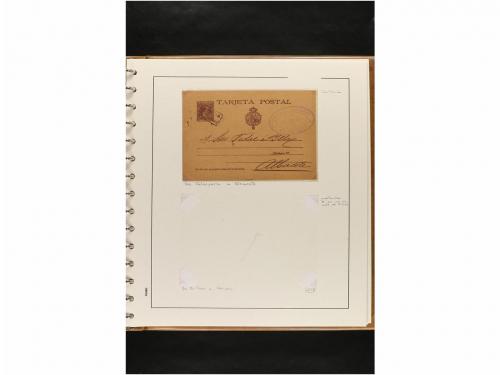 ✉ ESPAÑA. ENTEROS POSTALES. COLECCIÓN ESPECIALIZADA. Restos 